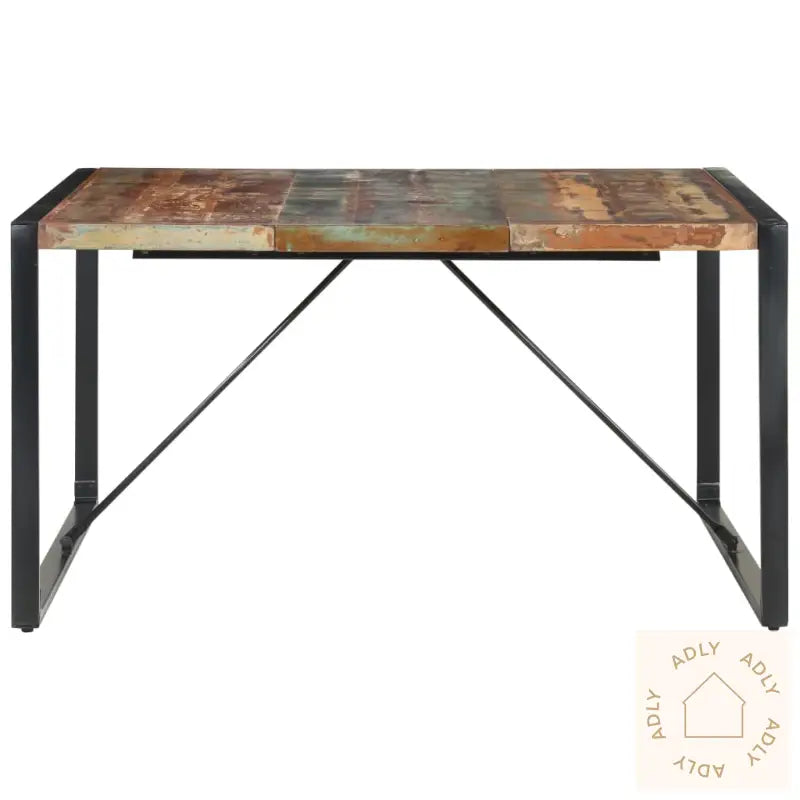 Spisebord 140X140X75 Cm Gjenvunnet Heltre