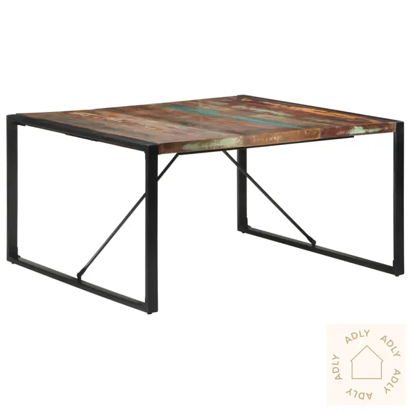 Spisebord 140X140X75 Cm Gjenvunnet Heltre