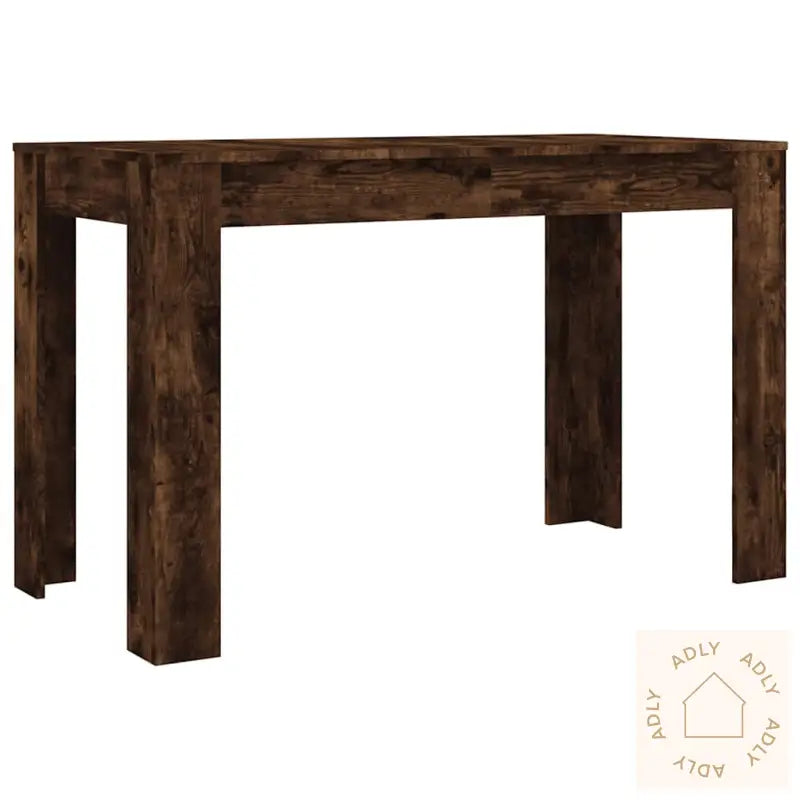 Spisebord Røkt Eik 120X60X76 Cm Konstruert Tre