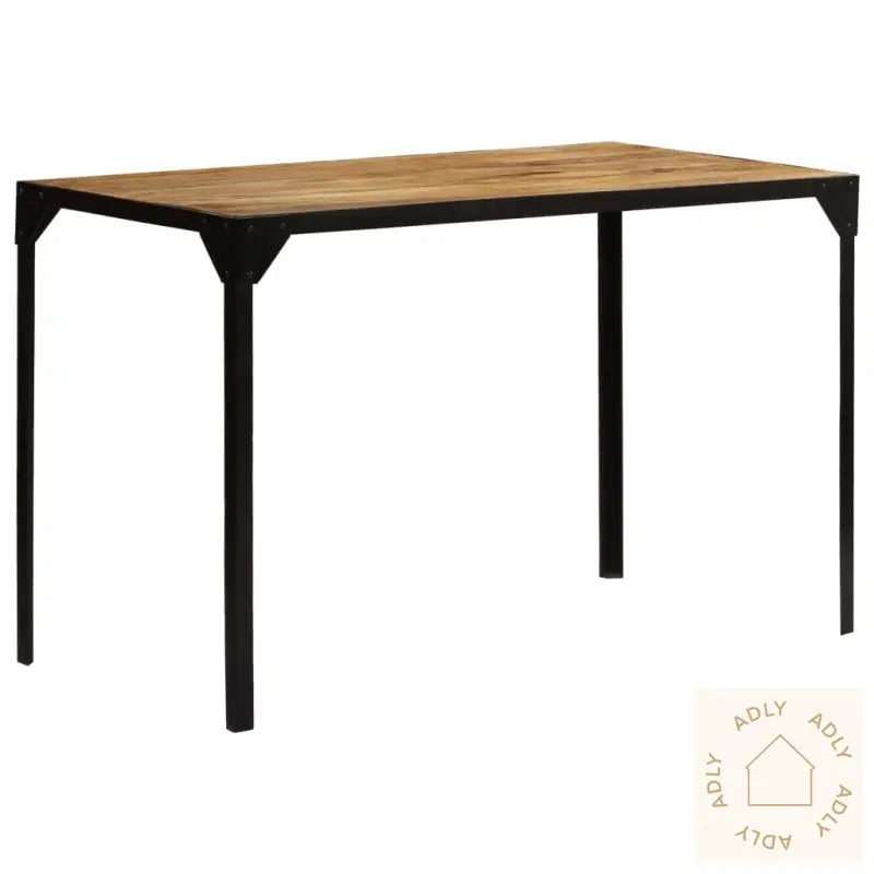 Spisebord Heltre Mango Og Stål 120 Cm