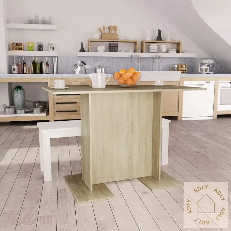 Spisebord Sonoma Eik 110X60X75 Cm Konstruert Tre