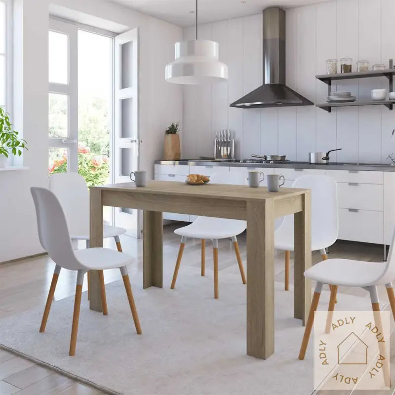 Spisebord Sonoma Eik 120X60X76 Cm Konstruert Tre