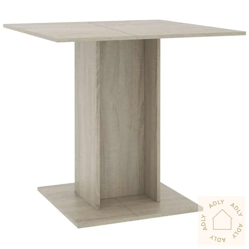 Spisebord Sonoma Eik 80X80X75 Cm Sponplate