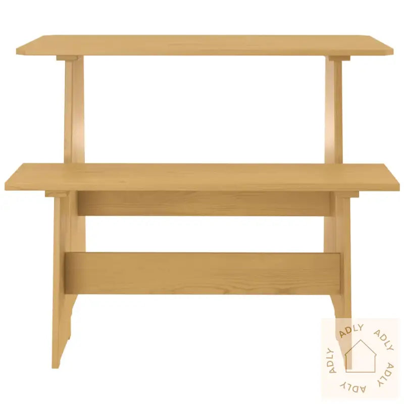 Spisebord Med Benk Reine Honningbrun Heltre Furu
