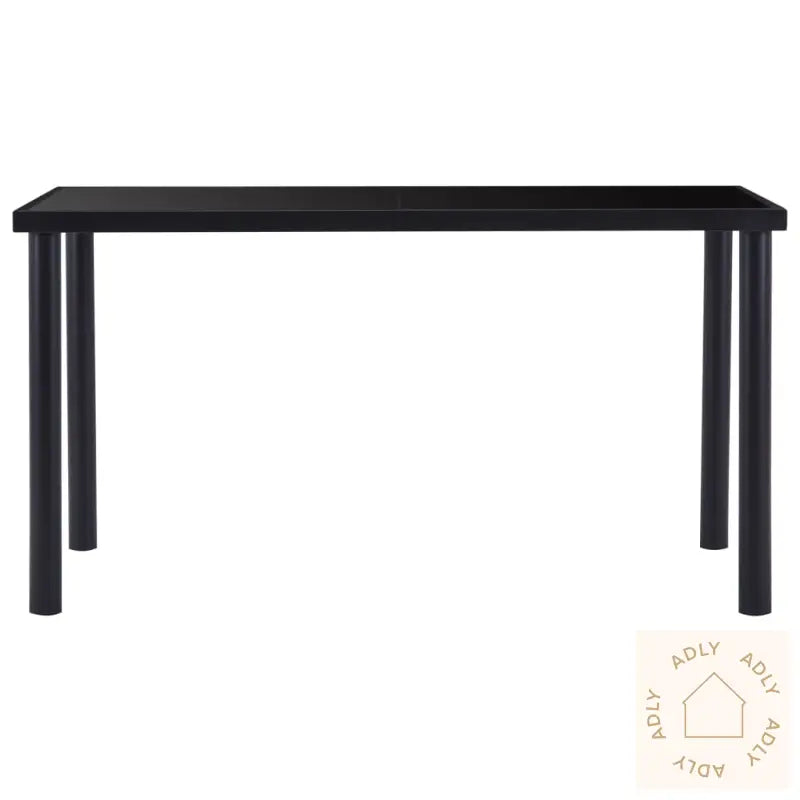 Spisebord Svart 140X70X75 Cm Herdet Glass