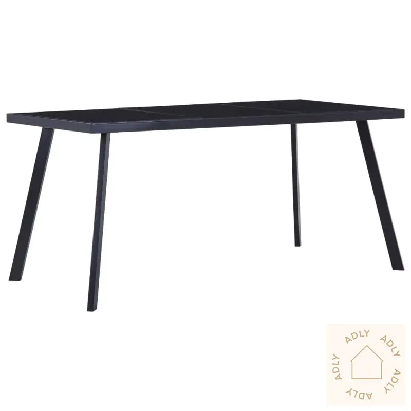 Spisebord Svart 180X90X75 Cm Herdet Glass