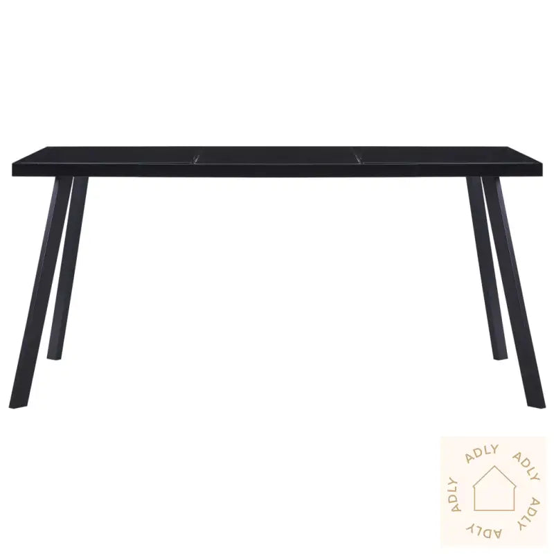 Spisebord Svart 180X90X75 Cm Herdet Glass