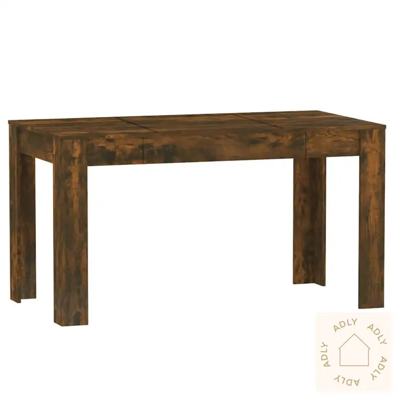 Spisebord Røkt Eik 140X74,5X76 Cm Konstruert Tre