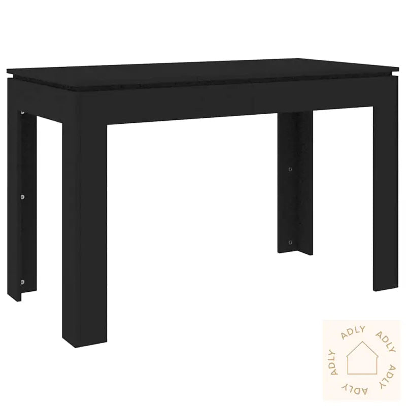 Spisebord Svart 120X60X76 Cm Konstruert Tre
