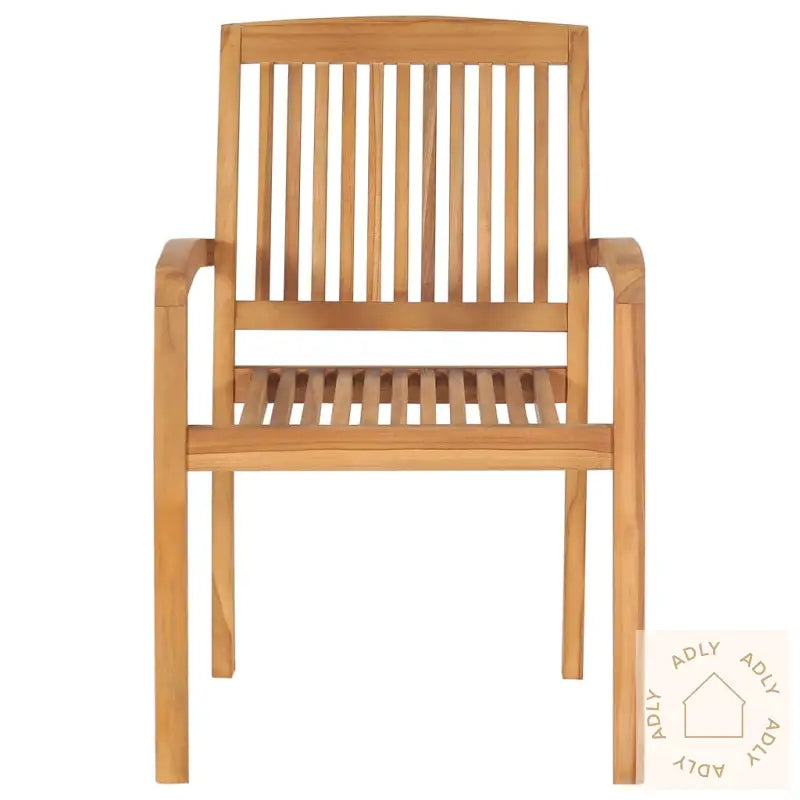 Stablebare Spisestoler Til Hage 2 Stk Heltre Teak