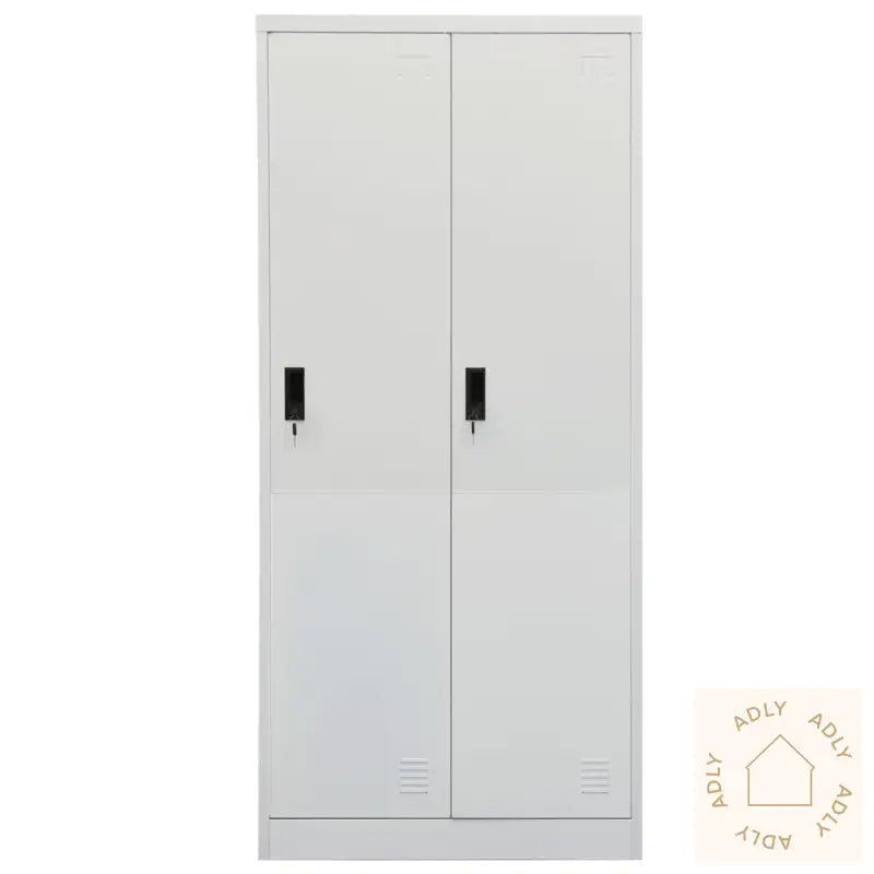 Garderobe Lysegrå 80X50X180 Cm Stål