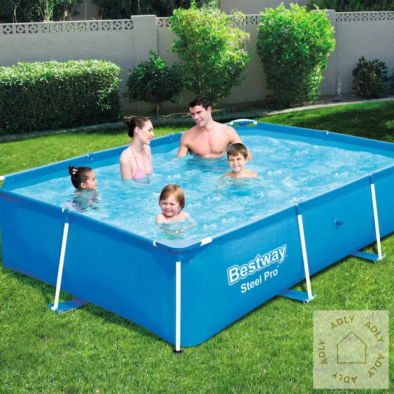 Bestway Steel Pro Svømmebasseng Med Stålramme 259X170X61 Cm 56403