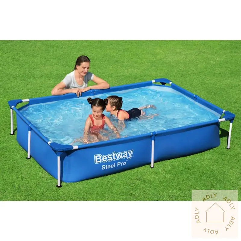 Bestway Steel Pro Svømmebasseng 221X150X43 Cm
