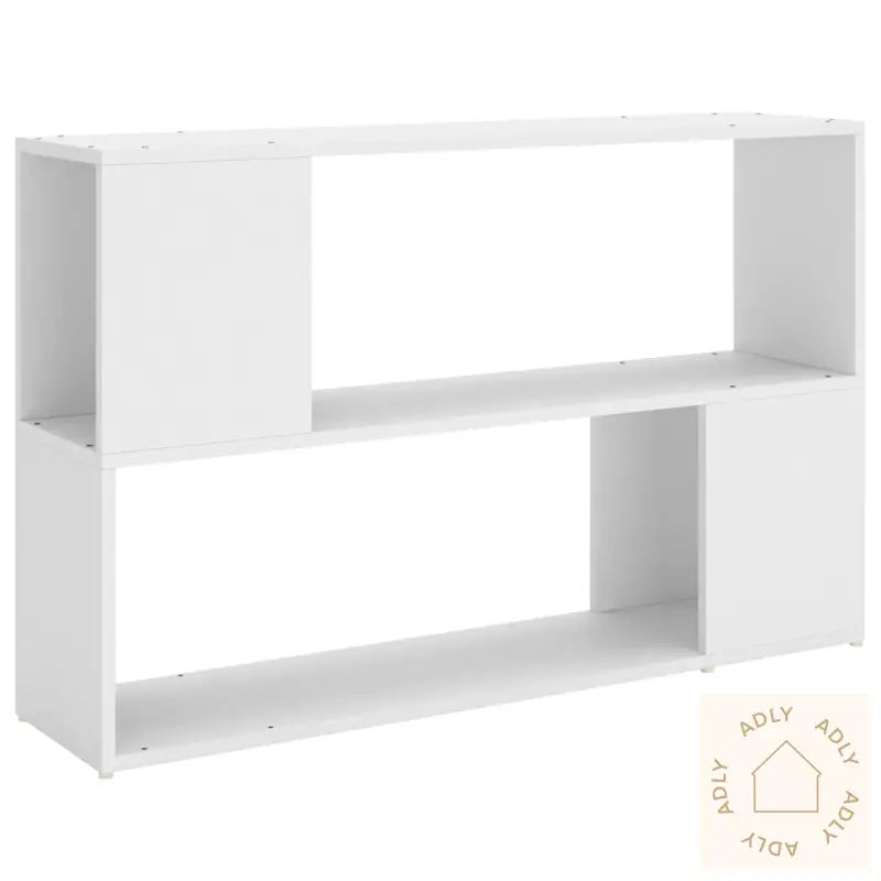 Bokhylle Hvit 100X24X63 Cm Konstruert Tre