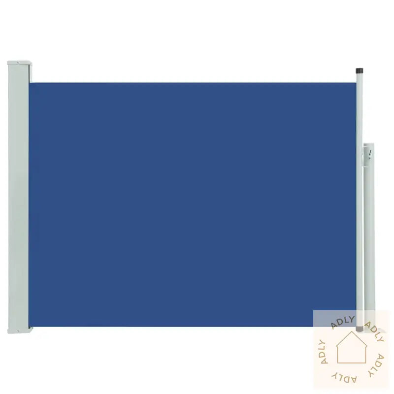 Uttrekkbar Sidemarkise 100X500 Cm Blå
