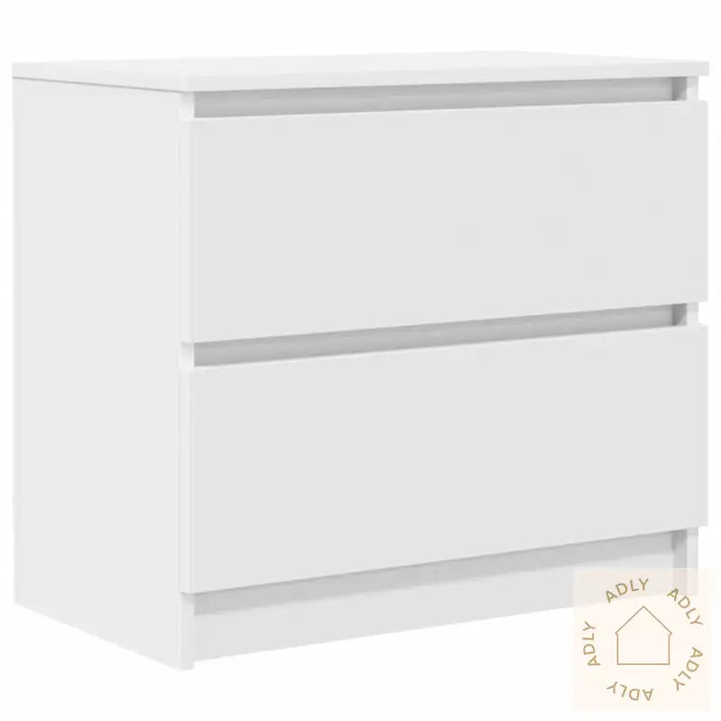 Tv-Benk Hvit 60X35X54 Cm Konstruert Tre