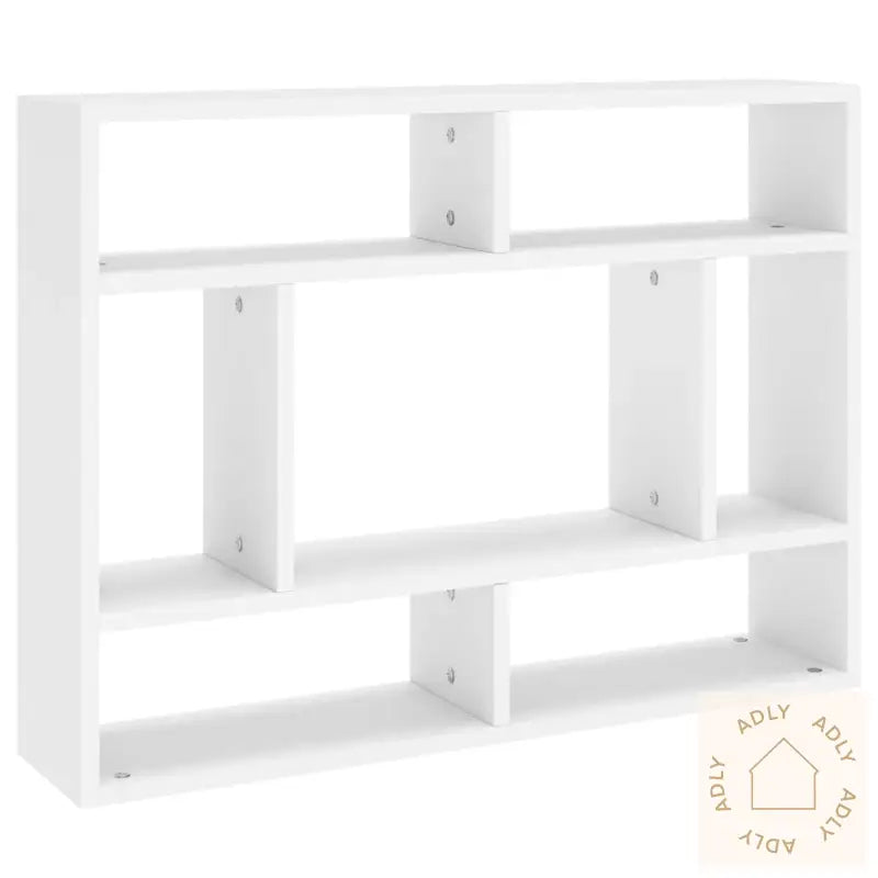 Vegghylle Hvit 75X16X55 Cm Konstruert Tre
