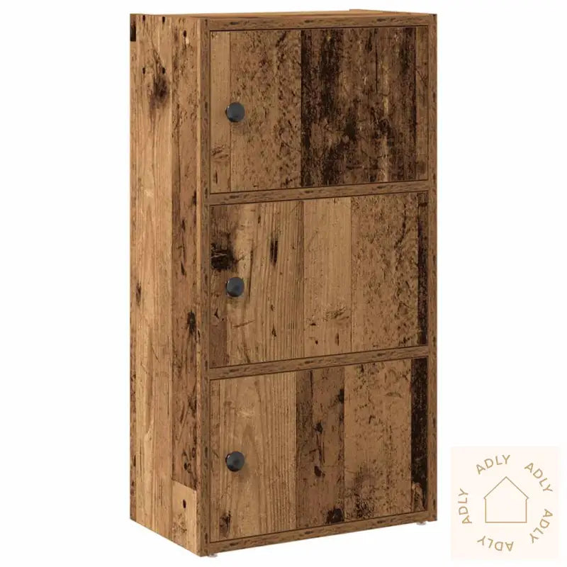 Bokhylle Gammelt Tre 40X24X77 Cm Konstruert Tre