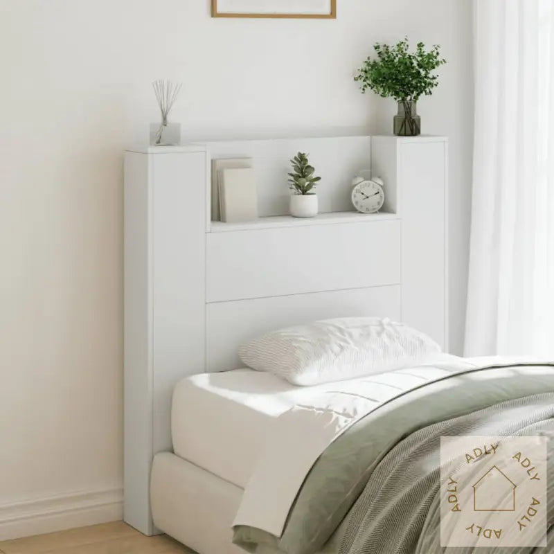 Hodegavl Skap Med Led Hvit 100X16,5X103,5 Cm