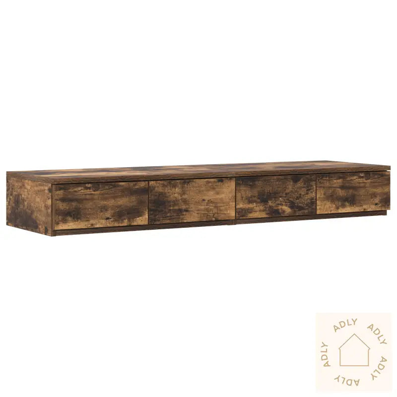 Sengeskuffer Røkt Eik 120X36,5X16,5 Cm Konstruert Tre