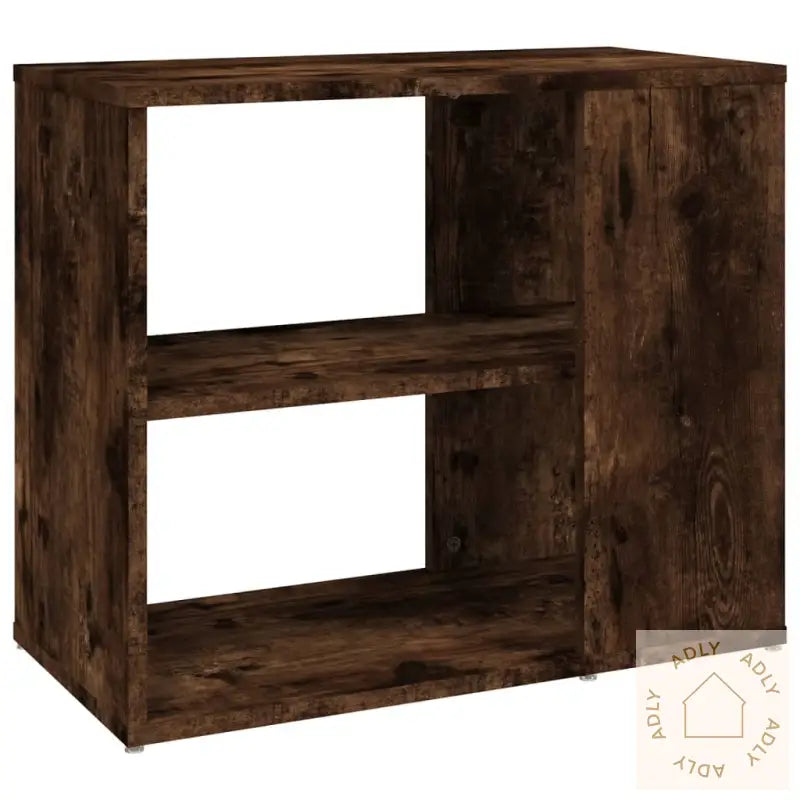Sideskap Røkt Eik 60X30X50 Cm Konstruert Tre