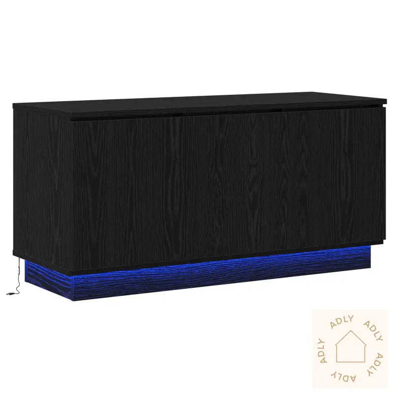 Tv-Skap Svart 100X38X49 Cm Konstruert Tre