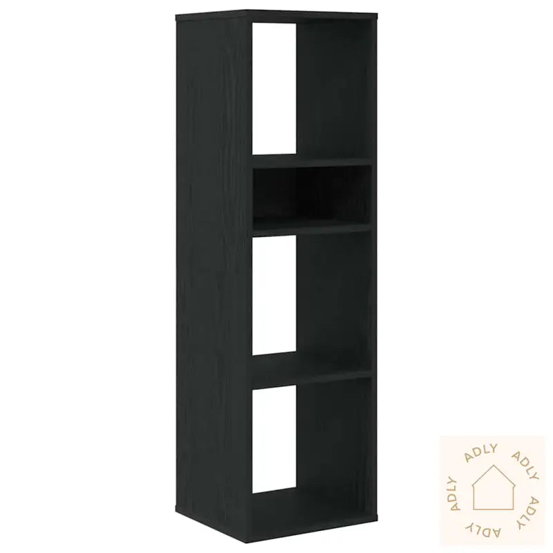 Bokhylle Svart 34X31X112 Cm Konstruert Tre