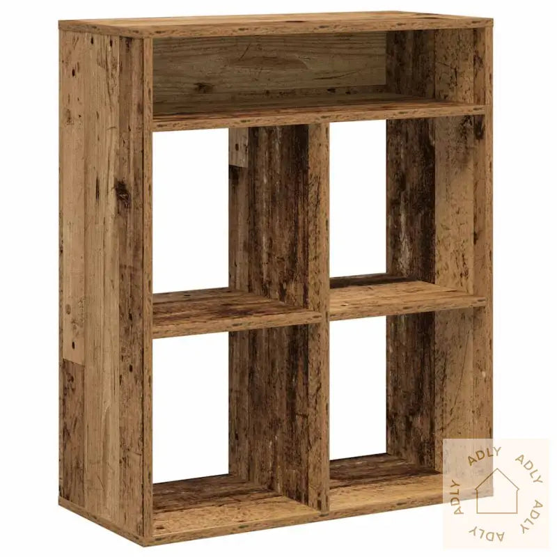 Bokhylle Gammelt Tre 66X31X80 Cm Konstruert Tre