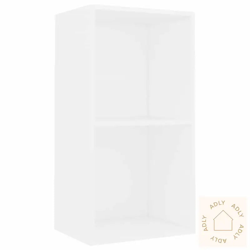 Bokhylle Hvit 40X30X76,5 Cm Konstruert Tre
