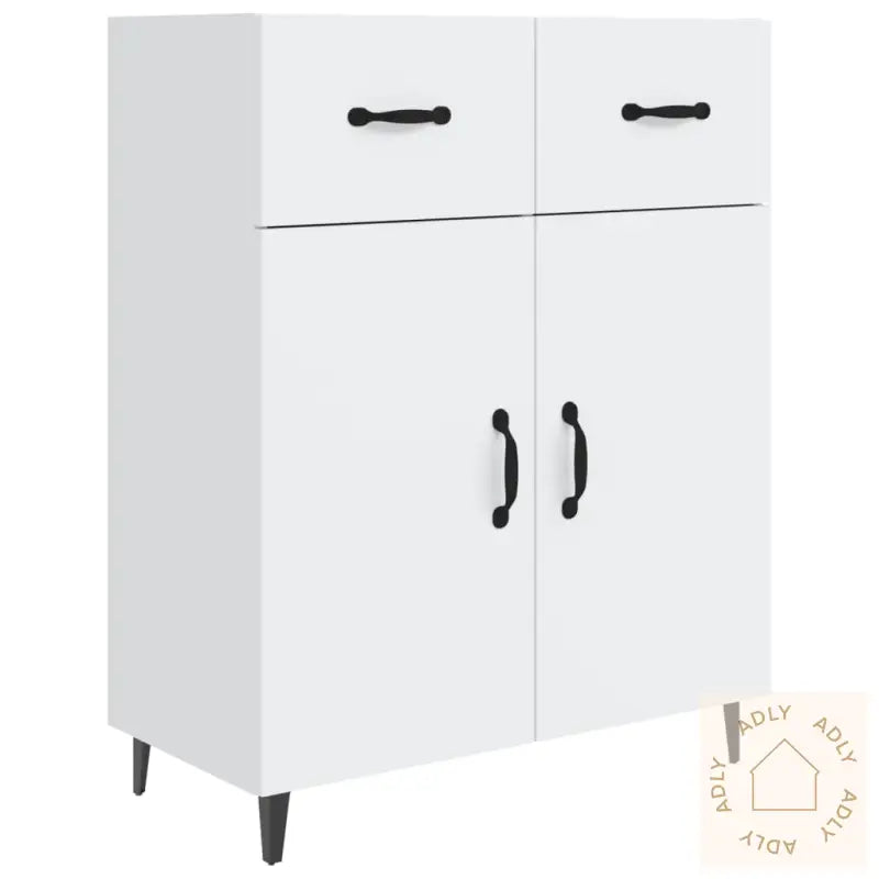 Skjenk Hvit 69,5X34X90 Cm Konstruert Tre