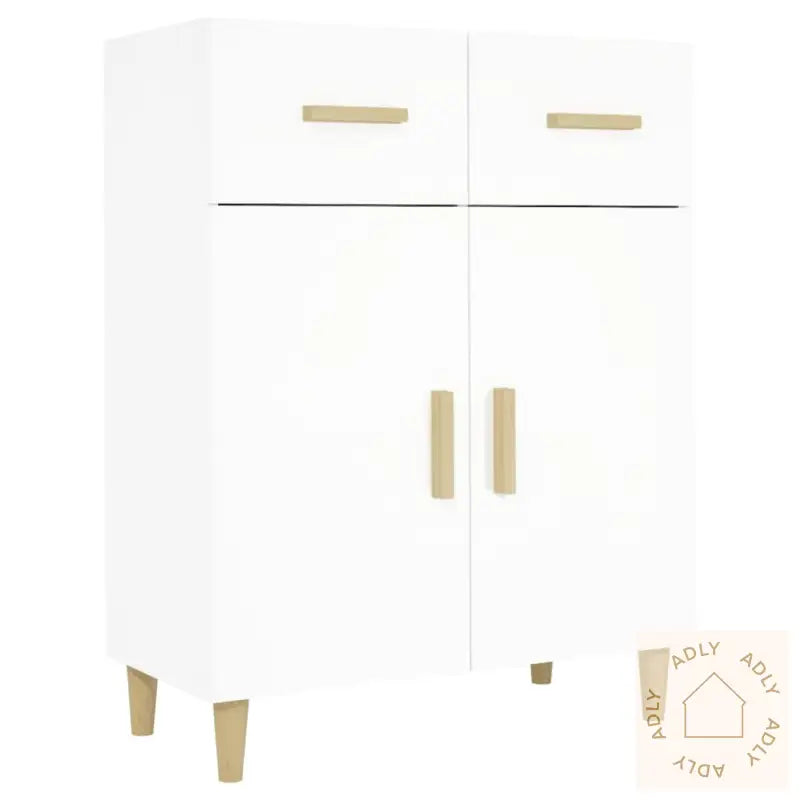 Skjenk Hvit 69,5X34X89 Cm Konstruert Tre