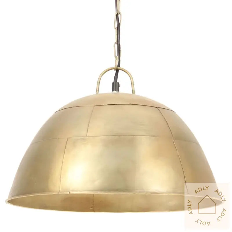 Industriell Vintage Hengelampe 25 W Messing Rund 41 Cm E27