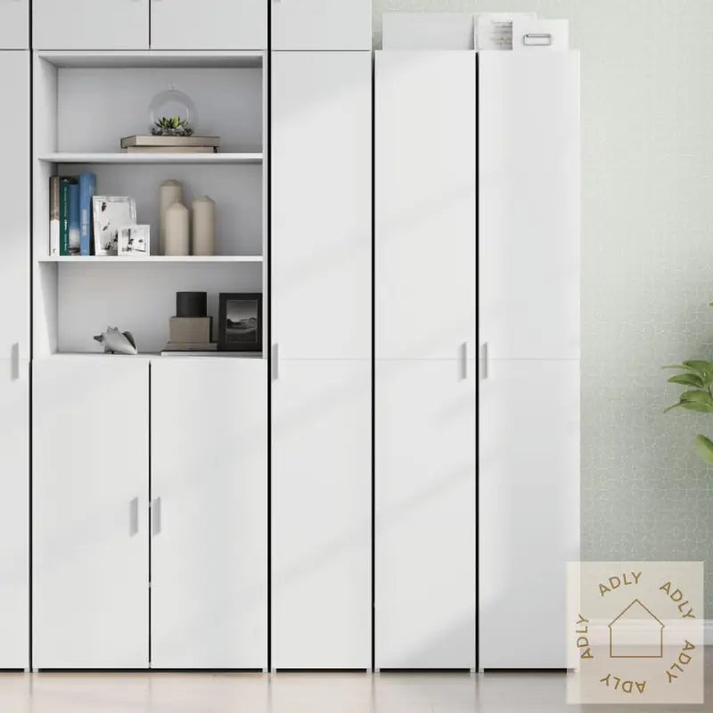 Hylle Hvit 30X42,5X185 Cm Konstruert Tre