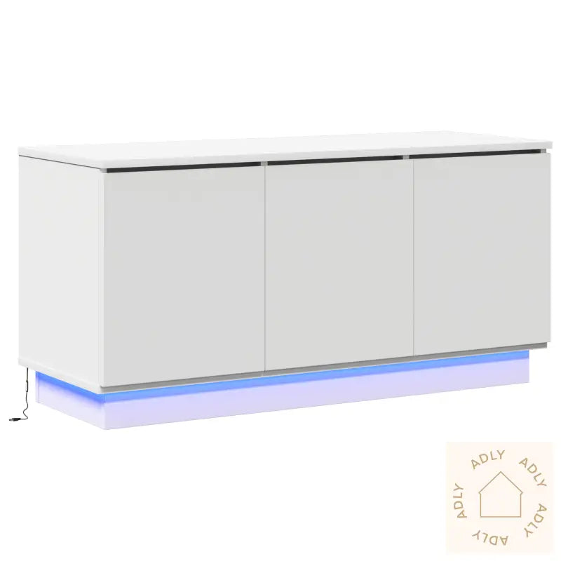 Tv-Skap Hvit 100X38X49 Cm Konstruert Tre