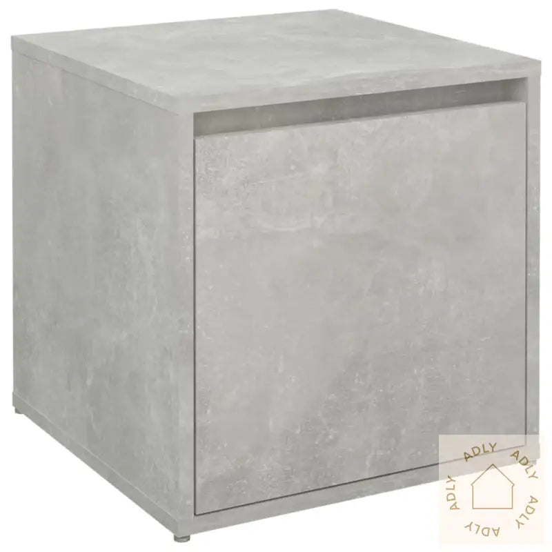 Oppbevaringsskap Betonggrå 40,5X40X40 Cm Konstruert Tre