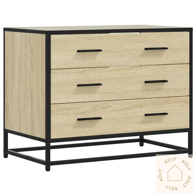 Kommode Sonoma Eik 70X41X56 Cm Konstruert Tre