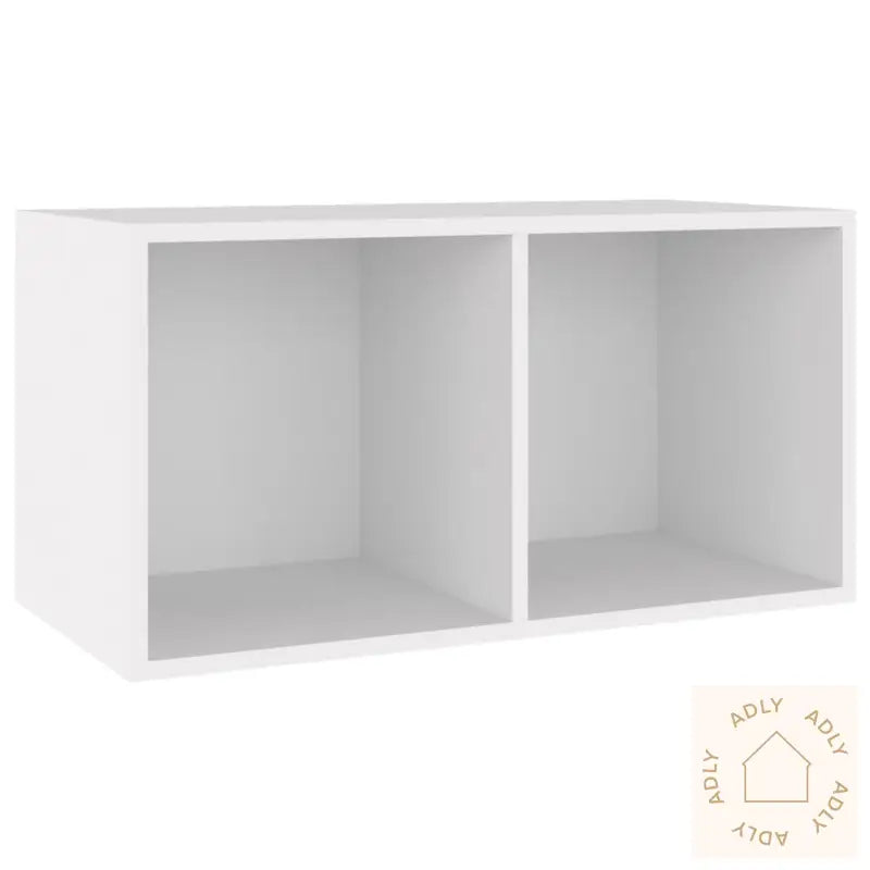 Oppbevaringsboks Lp Hvit 71X34X36 Cm Konstruert Tre