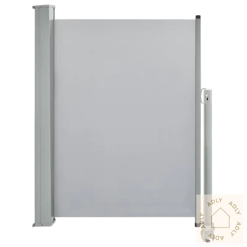 Uttrekkbar Sidemarkise 100 X 300 Cm Grå