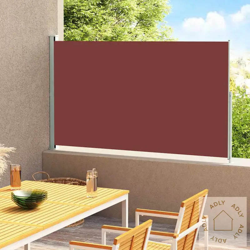 Uttrekkbar Sidemarkise 180X300 Cm Brun