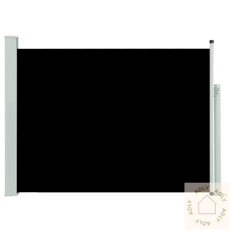 Uttrekkbar Sidemarkise 100X500 Cm Svart