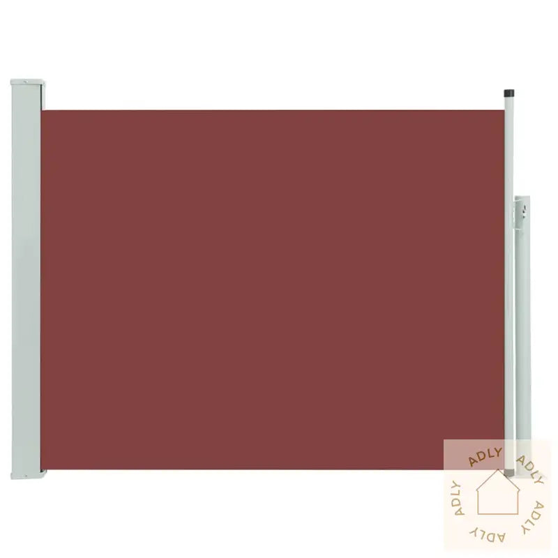 Uttrekkbar Sidemarkise 140X500 Cm Brun