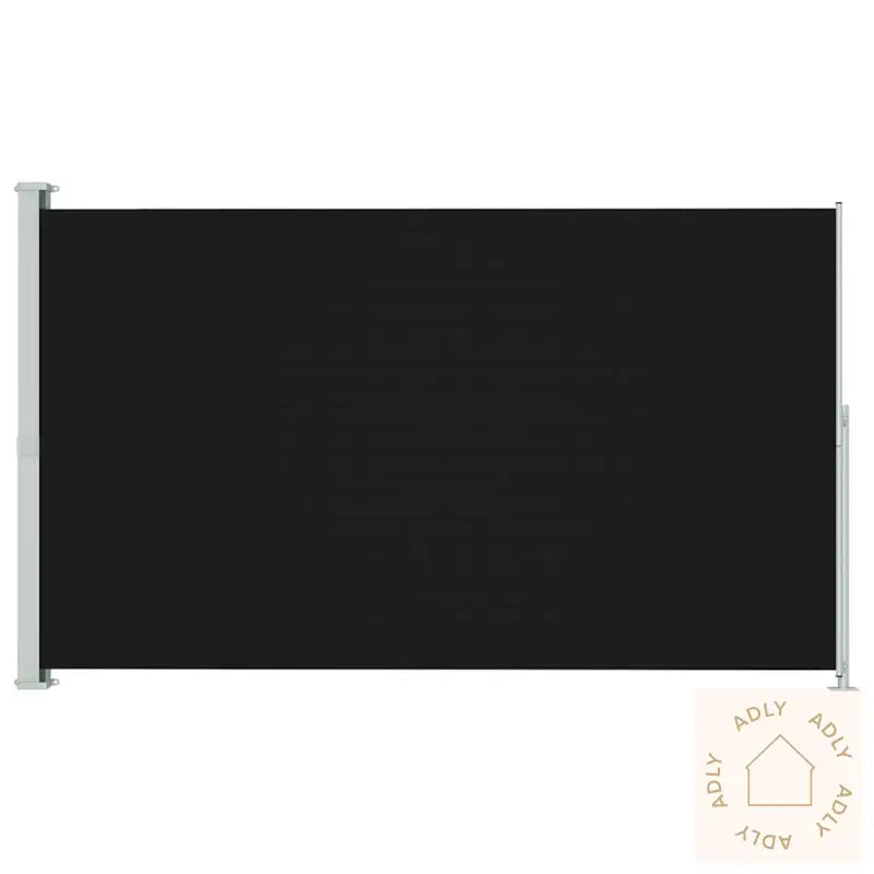 Uttrekkbar Sidemarkise 180X300 Cm Svart