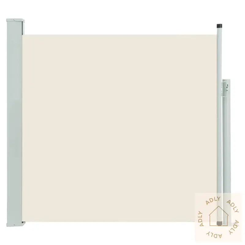 Uttrekkbar Sidemarkise 100X500 Cm Kremhvit