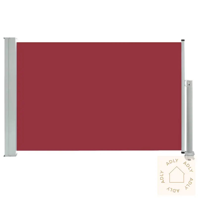 Uttrekkbar Sidemarkise 60X300 Cm Rød