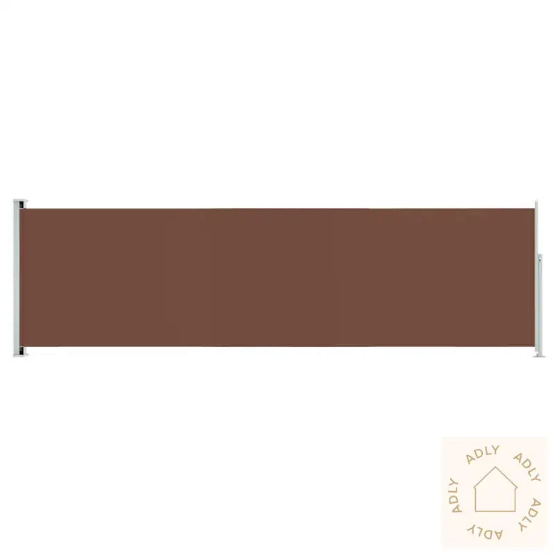 Uttrekkbar Sidemarkise 180X600 Cm Brun