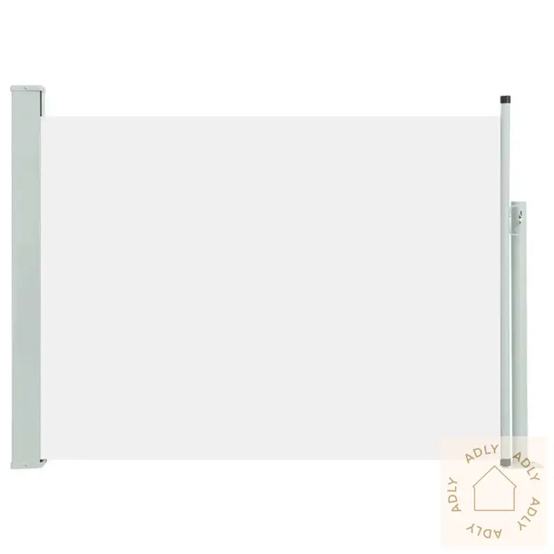 Uttrekkbar Sidemarkise 120X500 Cm Kremhvit