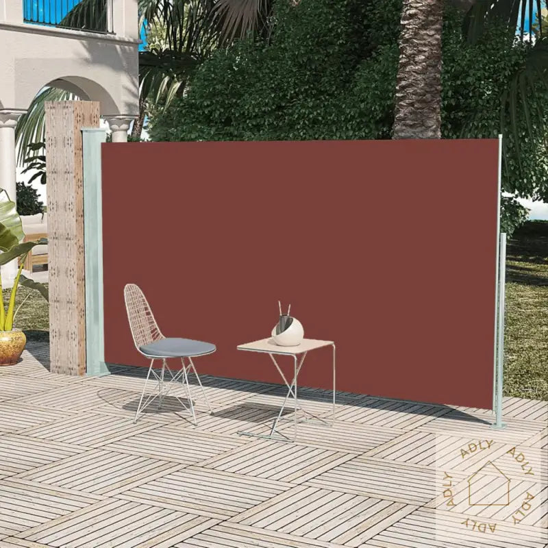 Uttrekkbar Sidemarkise 160X300 Cm Brun