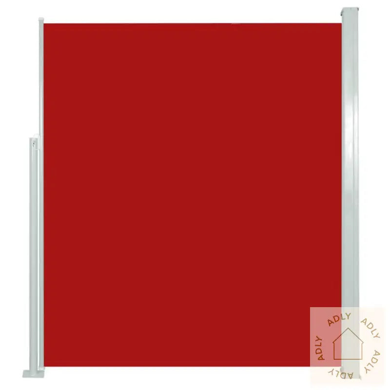 Uttrekkbar Sidemarkise 160X300 Cm Rød
