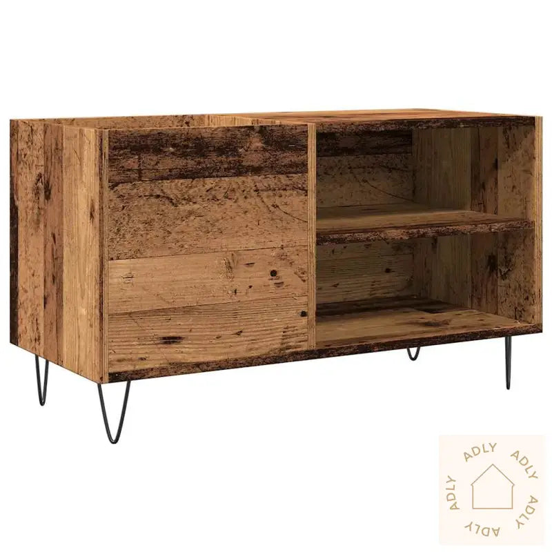 Plateskap Gammelt Tre 84,5X38X48 Cm Konstruert Tre