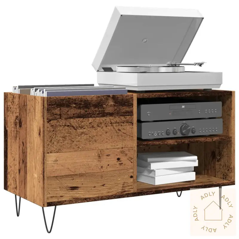 Plateskap Gammelt Tre 84,5X38X48 Cm Konstruert Tre